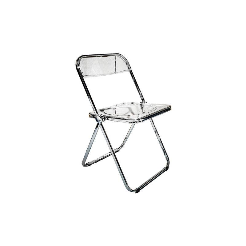 Стул складной прозрачный тонированный  "Glam CF-020", хромированный каркас, пластик, 533247 главное фото