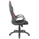 Кресло руководителя PREMIUM Force EX-516, ткань, черное/вставки красные. Фото товара с разных ракурсов.