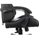 Кресло игровое Zombie GAME TETRA черный/красный эко.кожа крестов. пластик. Фото товара с разных ракурсов.